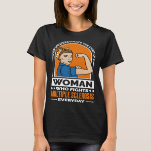 T-shirt Sclérose en plaques femme pour la sensibilisation