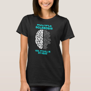 T-shirt Sclérose en plaques Maladie cérébrale Lutte