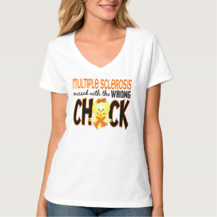 T-shirt Sclérose En Plaques MS Messed Avec Le Mauvais Pouc