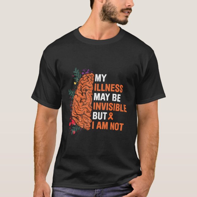 T-shirt Sclérose Multiples Pour Mme Warriter Ms Fighter Ms (Devant)