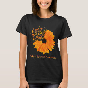 T-shirt Sclérose Sensibilisation Fleur de ruban Ms Hope Fi