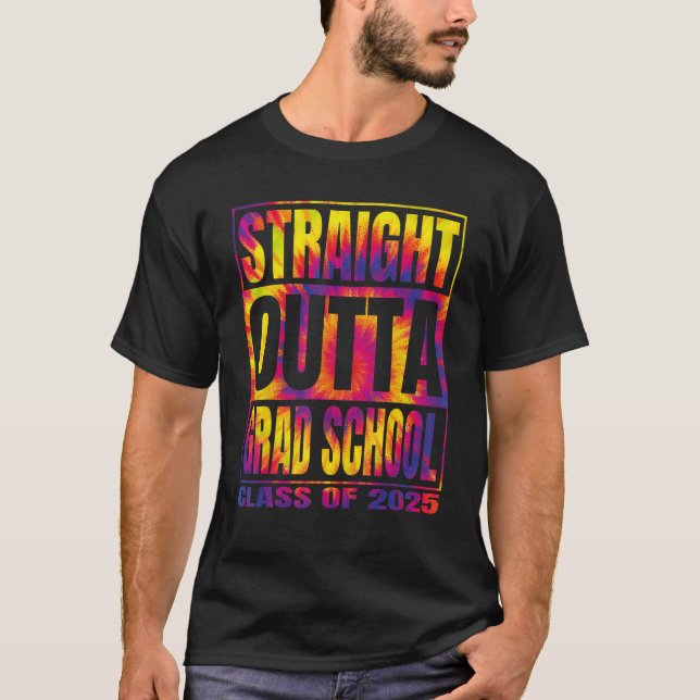 T-shirt Scolaire 2025 Tie Dye Grad (Devant)