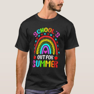T-shirt Scolaire Pour L'Été Bonne Dernière Journée De Thé