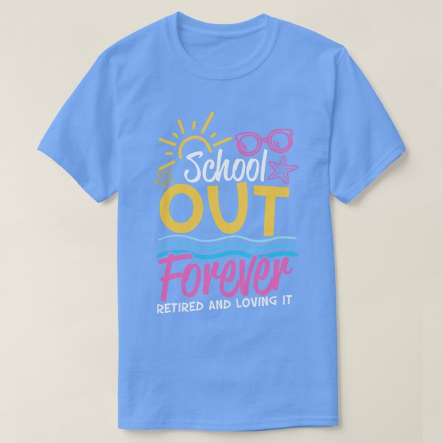 T-shirt Scolaire pour toujours (Design devant)
