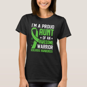 T-shirt Scoliose  Guerriers des Blessures de la Colonne Ve