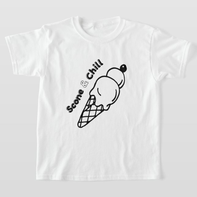 T-shirt Scone & Chill - Jeux Vibes d'été Conception (Poser)