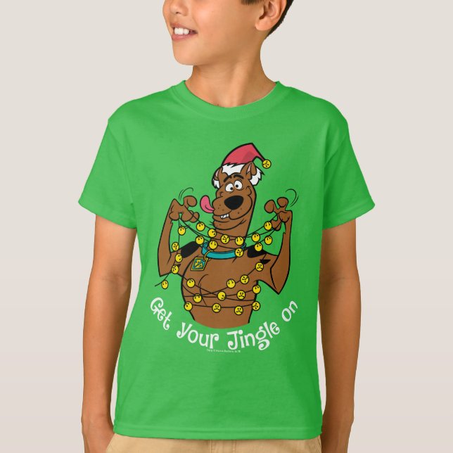 T-shirt Scooby-Doo "Accrochez-vous à votre Jingle" (Devant)