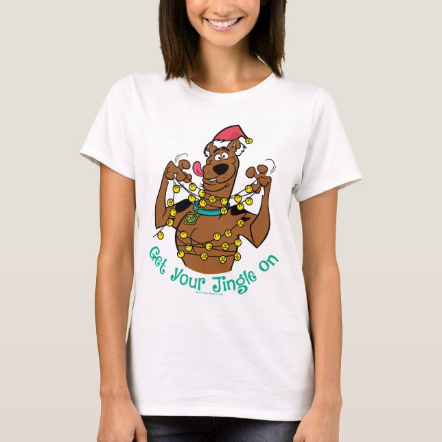 T-shirt Scooby-Doo "Accrochez-vous à votre Jingle" (Devant)