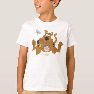 T-shirt Scooby-Doo Admirant Fleur