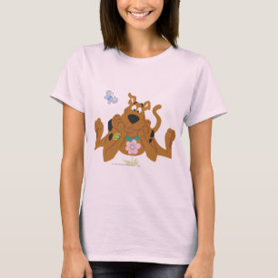 T-shirt Scooby-Doo Admirant Fleur
