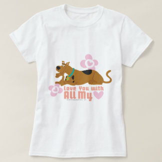 T-shirt Scooby-Doo "Aimez-Vous De Tout Mon Coeur"