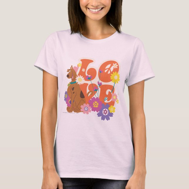 T-shirt Scooby-Doo "Amour" (Devant)