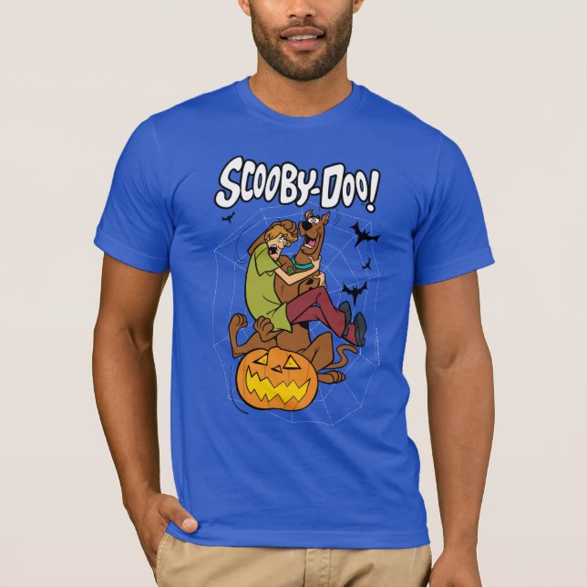 T-shirt Scooby-Doo and Shaggy Halloween Fright (Devant)