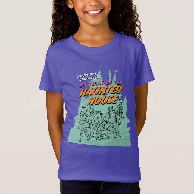 T-Shirt Scooby-Doo and the Gang "Haunted House" (Devant)