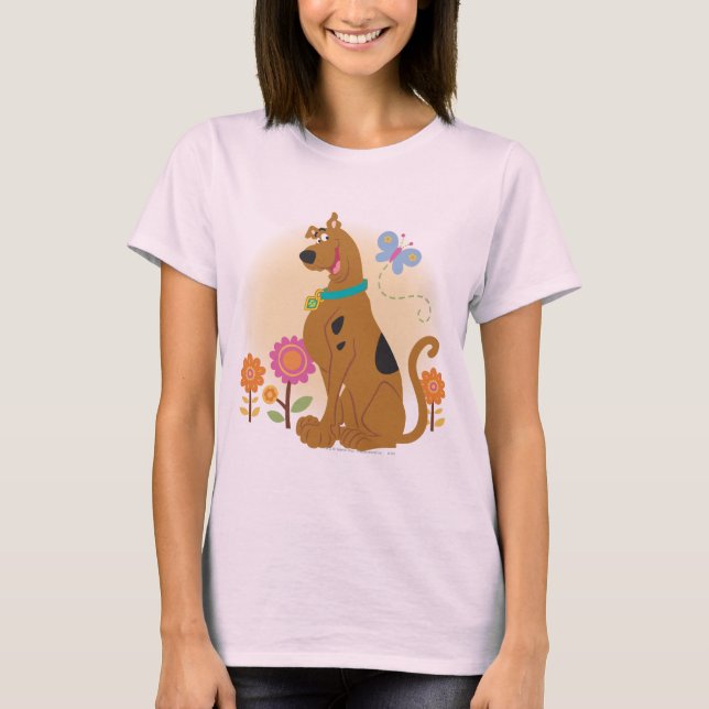 T-shirt Scooby-Doo Après Papillon (Devant)