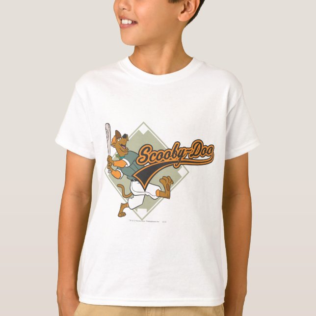 T-shirt Scooby Doo Baseball (Devant)