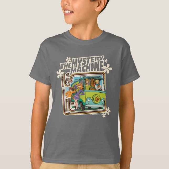 T-shirt Scooby-Doo | "C'est Lit" Mystery Machine Graphic (Devant)