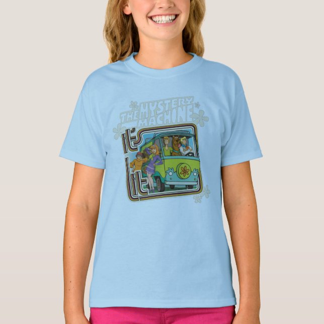 T-shirt Scooby-Doo | "C'est Lit" Mystery Machine Graphic (Devant)