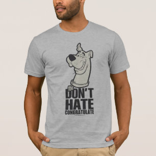 T-shirt Scooby-Doo "Don't Hate, Congratulate" Graphic