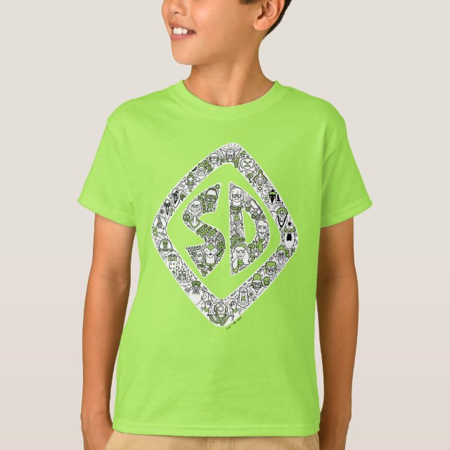 T-shirt Scooby-Doo Doodle Art (Devant)