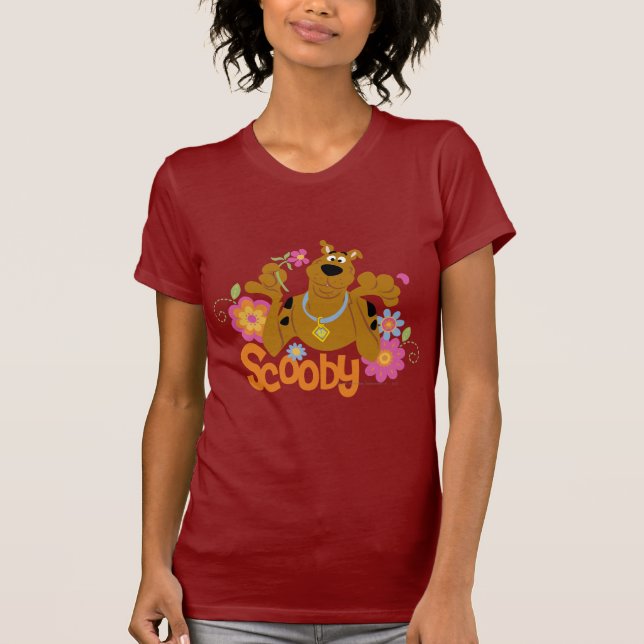T-shirt Scooby-Doo En Fleurs (Devant)