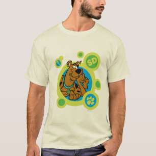 T-shirt Scooby-Doo entoure l'insigne d'écart-type