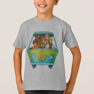 T-shirt Scooby-Doo et l'aerographe de machine de mystère
