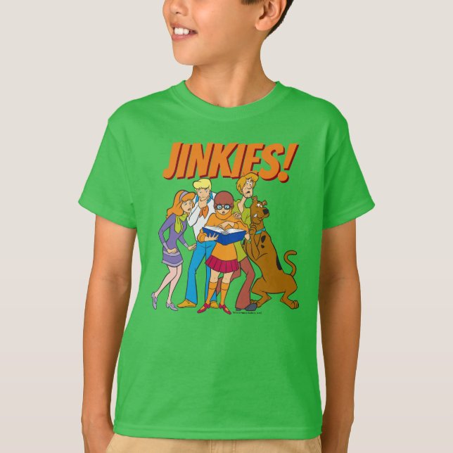 T-shirt Scooby-Doo et le livre d'investigation de Gang (Devant)