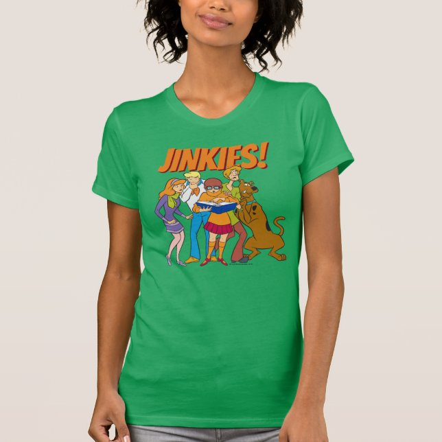 T-shirt Scooby-Doo et le livre d'investigation de Gang (Devant)