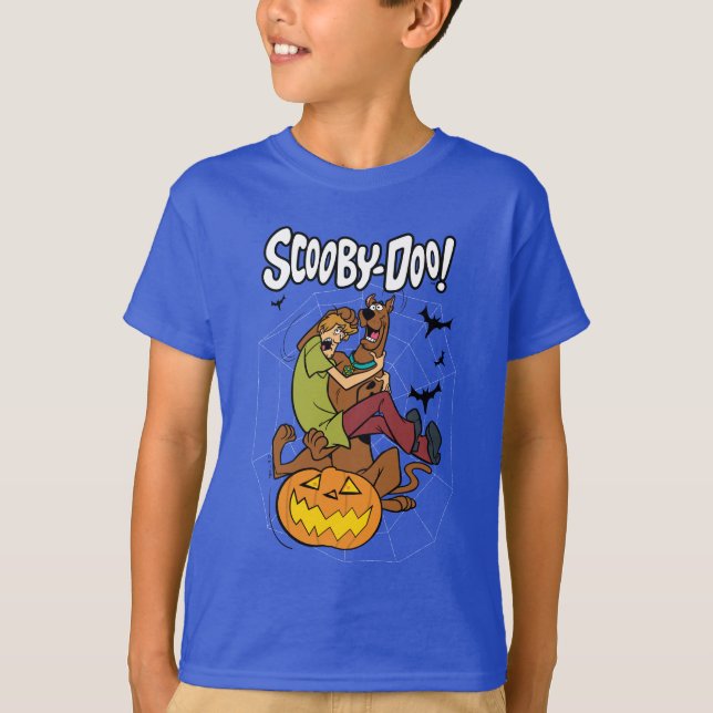 T-shirt Scooby-Doo et Shaggy Halloween Fright (Devant)