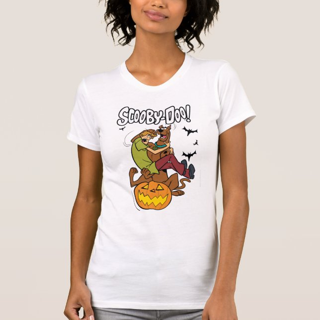 T-shirt Scooby-Doo et Shaggy Halloween Fright (Devant)