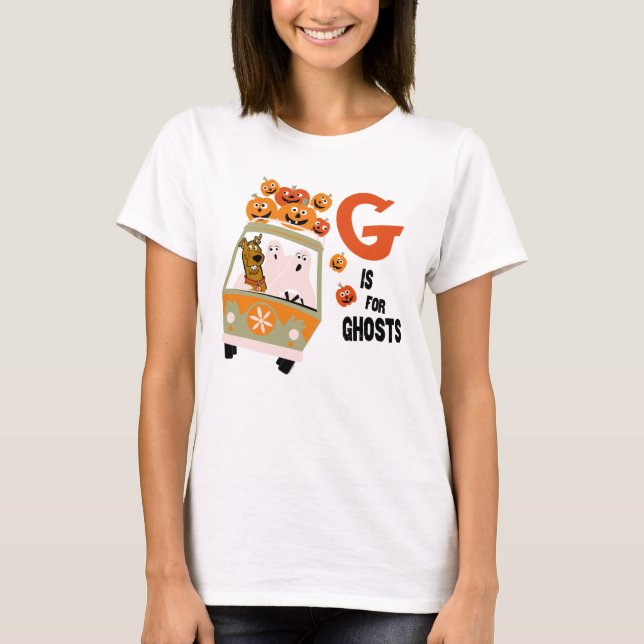 T-shirt Scooby-Doo | G est pour Ghosts (Devant)