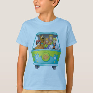 T-shirt Scooby-Doo & Gang Mystery Machine Airbrush