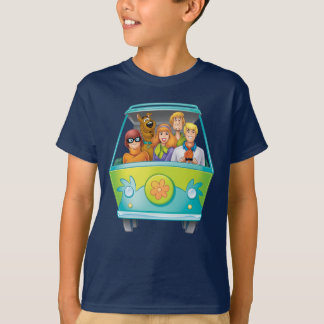 T-shirt Scooby-Doo & Gang Mystery Machine Airbrush