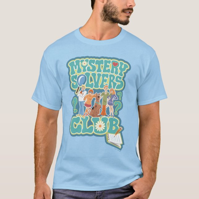 T-shirt Scooby-Doo & Gang "Mystery Solvers Club" (Devant)
