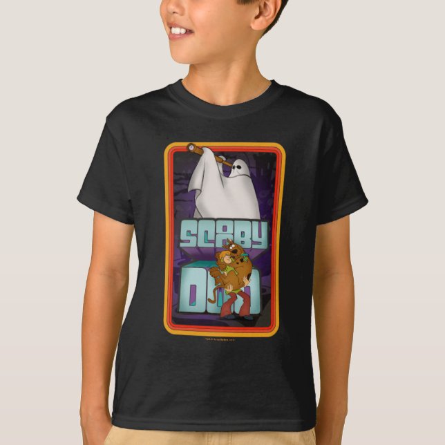 T-shirt Scooby-Doo | Ghost À la recherche de Shaggy & Scoo (Devant)