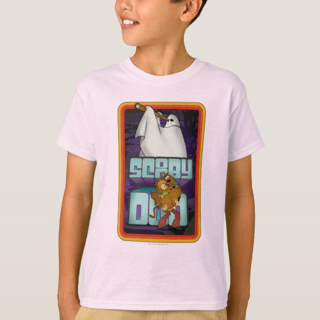 T-shirt Scooby-Doo | Ghost Looking for Shaggy & Scooby (Devant)