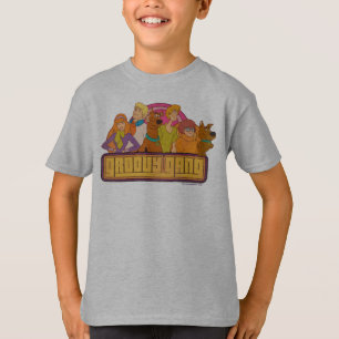 T-shirt Scooby-Doo   Graphique de dessin rétro "Gang Super