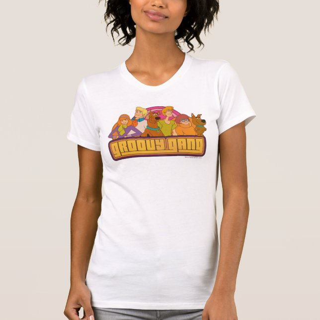 T-shirt Scooby-Doo | Graphique de dessin rétro "Gang Super (Devant)