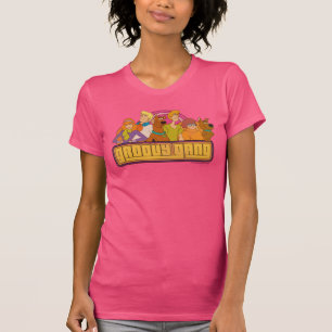 T-shirt Scooby-Doo Graphique de dessin rétro "Gang Super