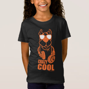 T-Shirt Scooby-Doo" graphique frais "fou d'écouteur