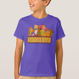 T-shirt Scooby-Doo "Groovy Gang" Retro Cartoon Graphic