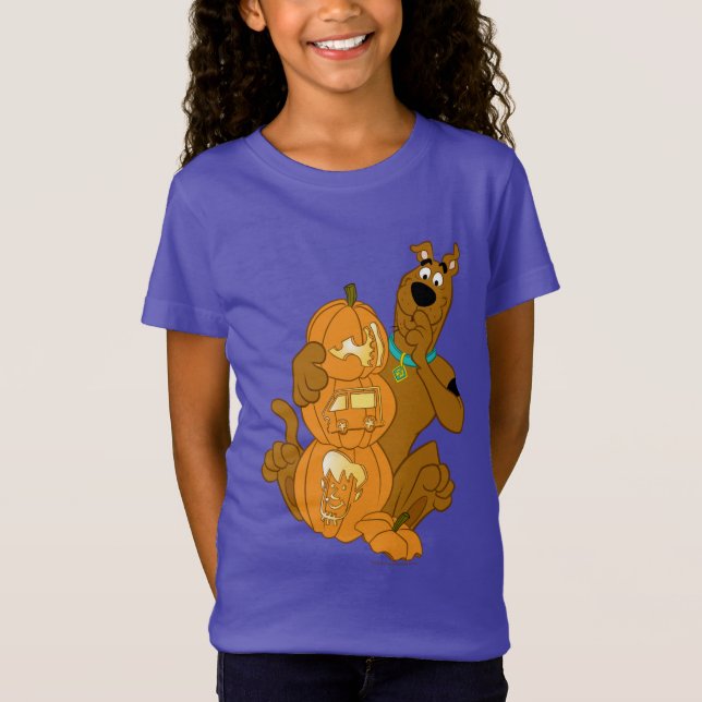 T-Shirt Scooby-Doo | Halloween Jack-O-Lantern (Devant)