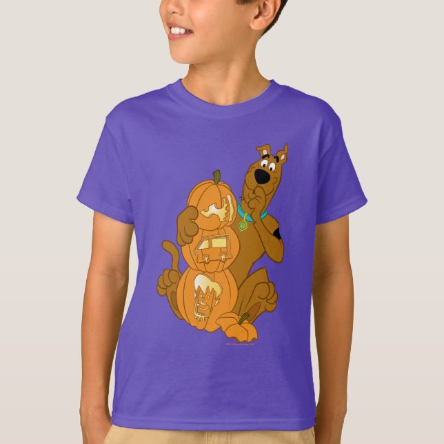 T-shirt Scooby-Doo| Halloween Jack-O-Lantern (Devant)