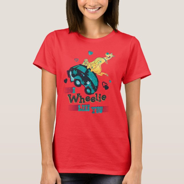 T-shirt Scooby-Doo - Je Roue Comme Vous (Devant)