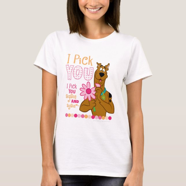 T-shirt Scooby Doo - Je Vous Choisis (Devant)