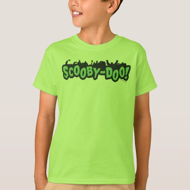 T-shirt Scooby-Doo ! Logo Monster Silhouette (Devant)
