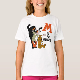 T-shirt Scooby-Doo   M est pour Monster