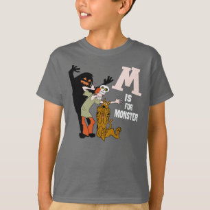 T-shirt Scooby-Doo M est pour Monster