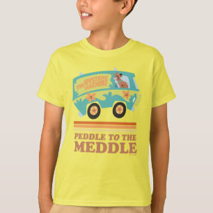 T-shirt Scooby-Doo Mystery Machine "Peddle to the Meddle"